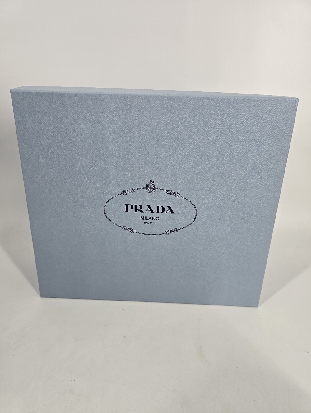 Prada EMPTY Blue Large Box with Single Dustbag